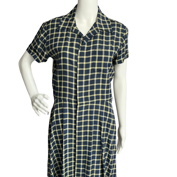 Ralph Lauren Collection Purple Label Light Academia Silk Dress Womwn Size 10 - Picture 2 of 16